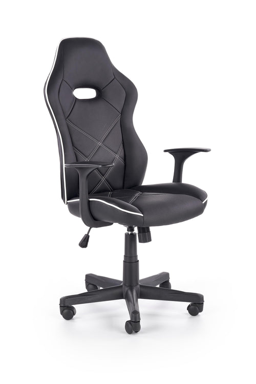 Sedia da gaming Ranvir Bianco e Nero