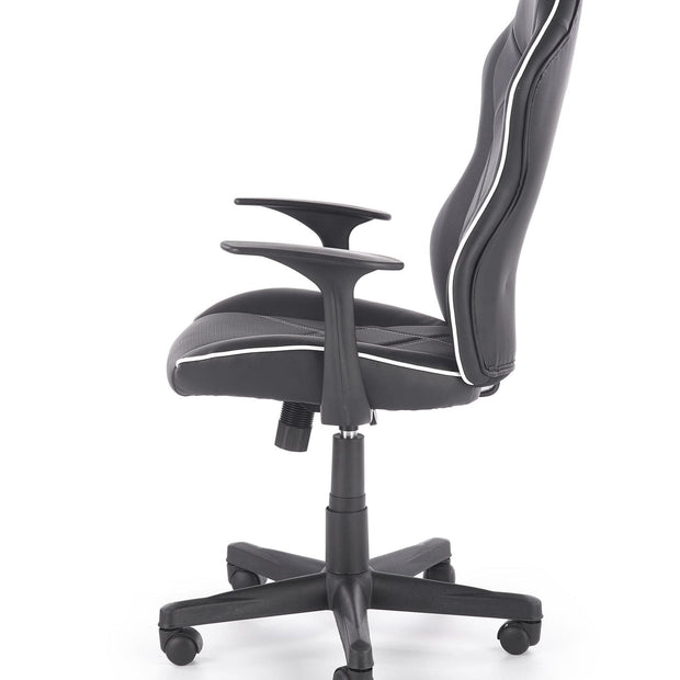 Sedia da gaming Ranvir Bianco e Nero (2)
