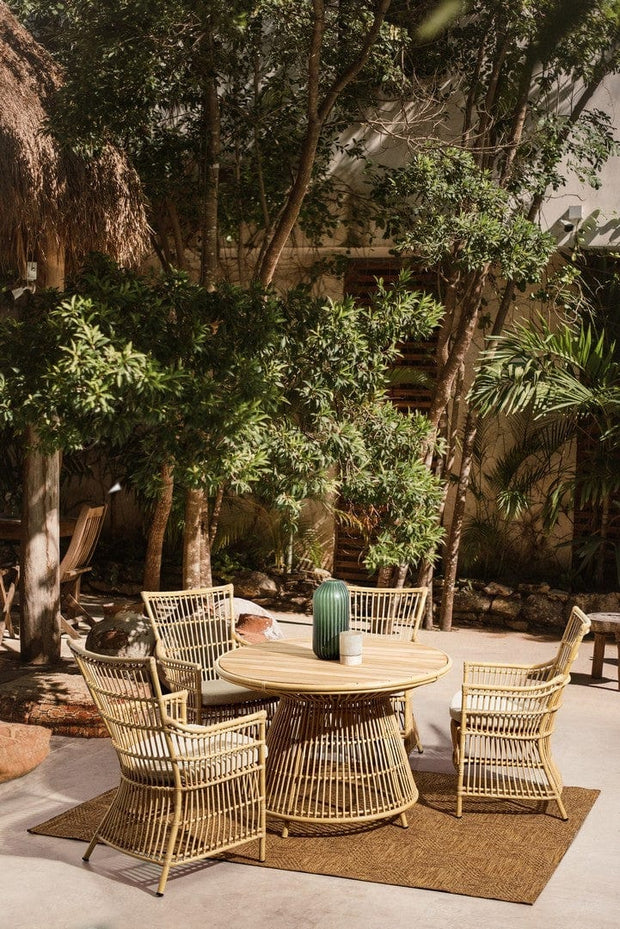 Bizzotto Sedia da giardino Adelma Naturale