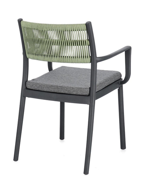 Bizzotto Sedia da giardino Alvin Antracite