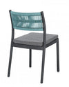 Bizzotto Sedia da giardino Alvin Antracite