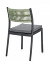 Bizzotto Sedia da giardino Alvin Antracite