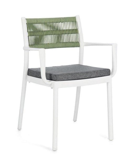 Bizzotto Sedia da giardino Alvin Grigio