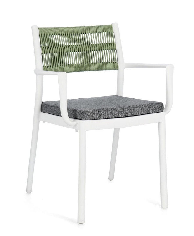 Bizzotto Sedia da giardino Alvin Grigio