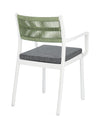 Bizzotto Sedia da giardino Alvin Grigio