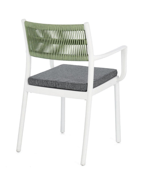 Bizzotto Sedia da giardino Alvin Grigio