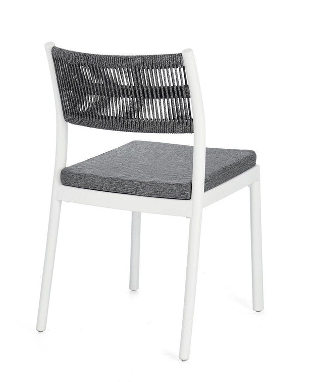 Bizzotto Sedia da giardino Alvin Grigio