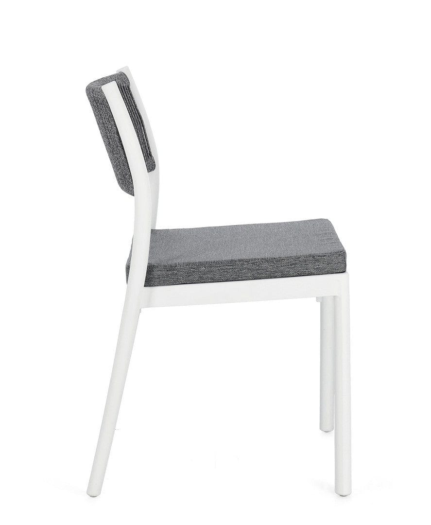 Bizzotto Sedia da giardino Alvin Grigio