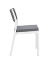 Bizzotto Sedia da giardino Alvin Grigio