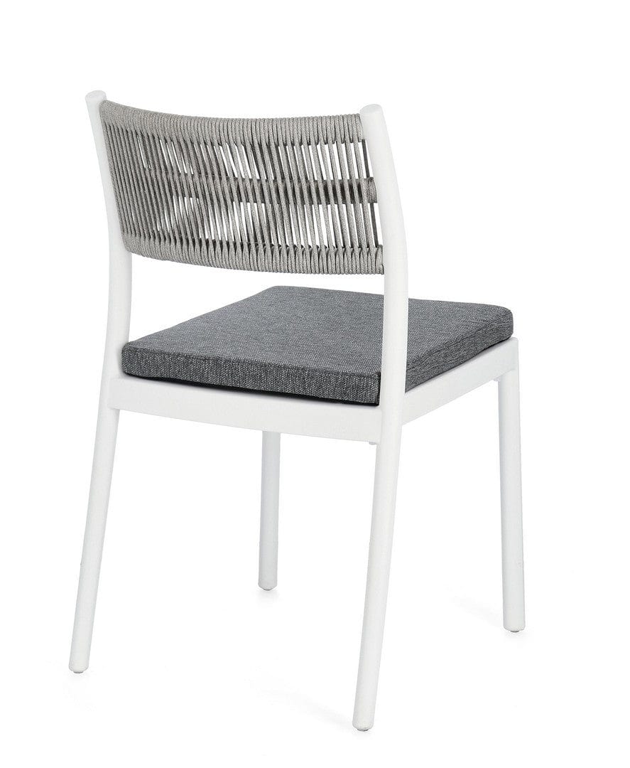 Bizzotto Sedia da giardino Alvin Grigio