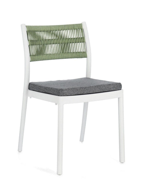 Bizzotto Sedia da giardino Alvin Verde