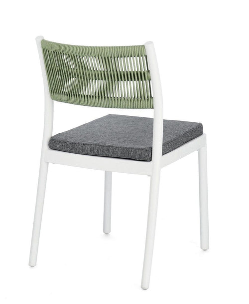 Bizzotto Sedia da giardino Alvin Verde