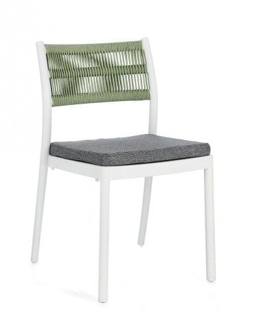 Bizzotto Sedia da giardino Alvin Verde