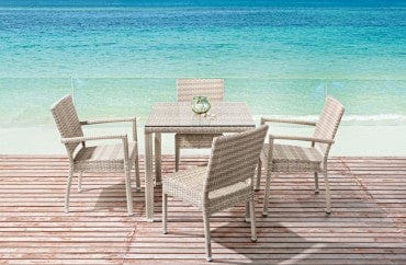 Bizzotto Sedia da giardino Aston Crema