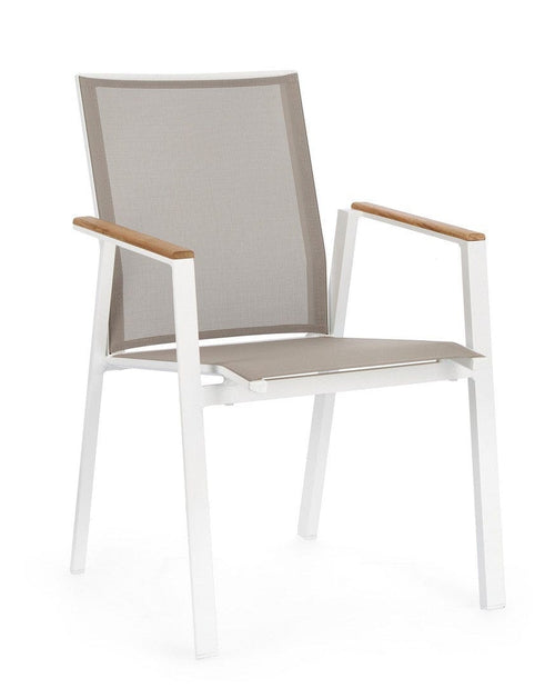 Bizzotto Sedia da giardino Cameron GK50 Bianco