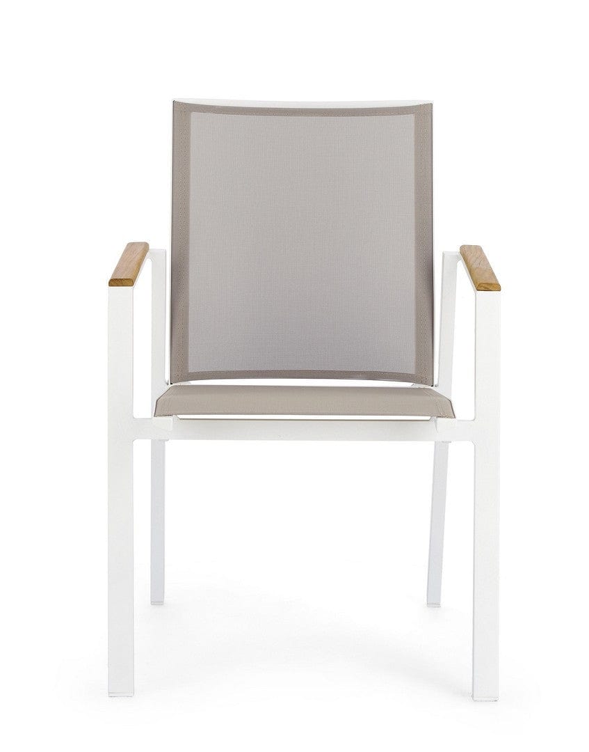 Bizzotto Sedia da giardino Cameron GK50 Bianco