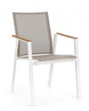 Bizzotto Sedia da giardino Cameron GK50 Bianco