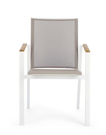 Bizzotto Sedia da giardino Cameron GK50 Bianco