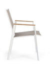Bizzotto Sedia da giardino Cameron GK50 Bianco