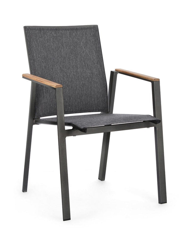 Bizzotto Sedia da giardino Cameron GK52 Antracite