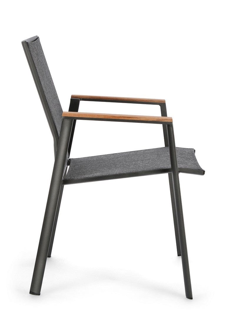 Bizzotto Sedia da giardino Cameron GK52 Antracite