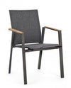 Bizzotto Sedia da giardino Cameron GK52 Antracite