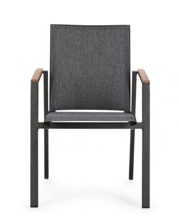 Bizzotto Sedia da giardino Cameron GK52 Antracite