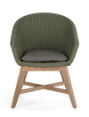 Bizzotto Sedia da giardino Coachella Verde