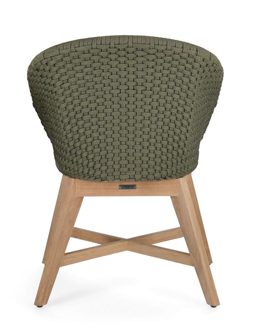 Bizzotto Sedia da giardino Coachella Verde