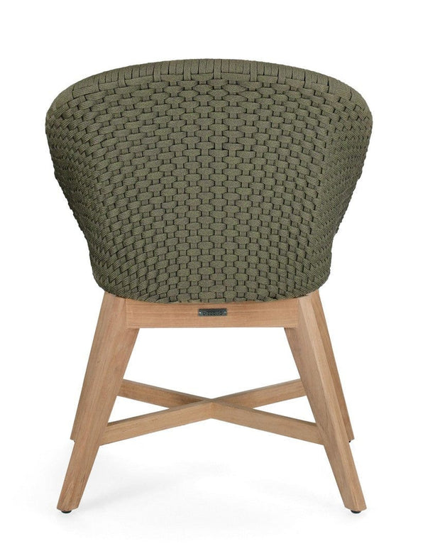 Bizzotto Sedia da giardino Coachella Verde