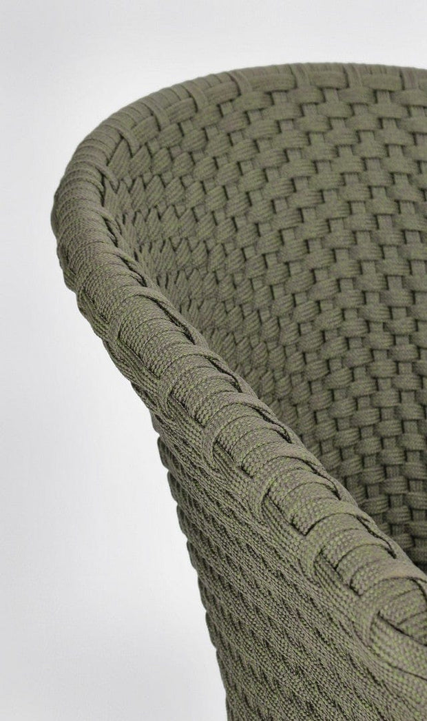 Bizzotto Sedia da giardino Coachella Verde