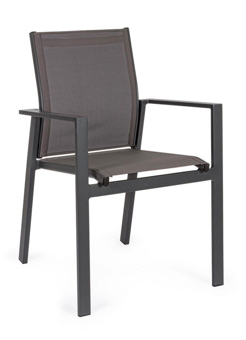 Bizzotto Sedia da giardino Crozet SJ61 Antracite