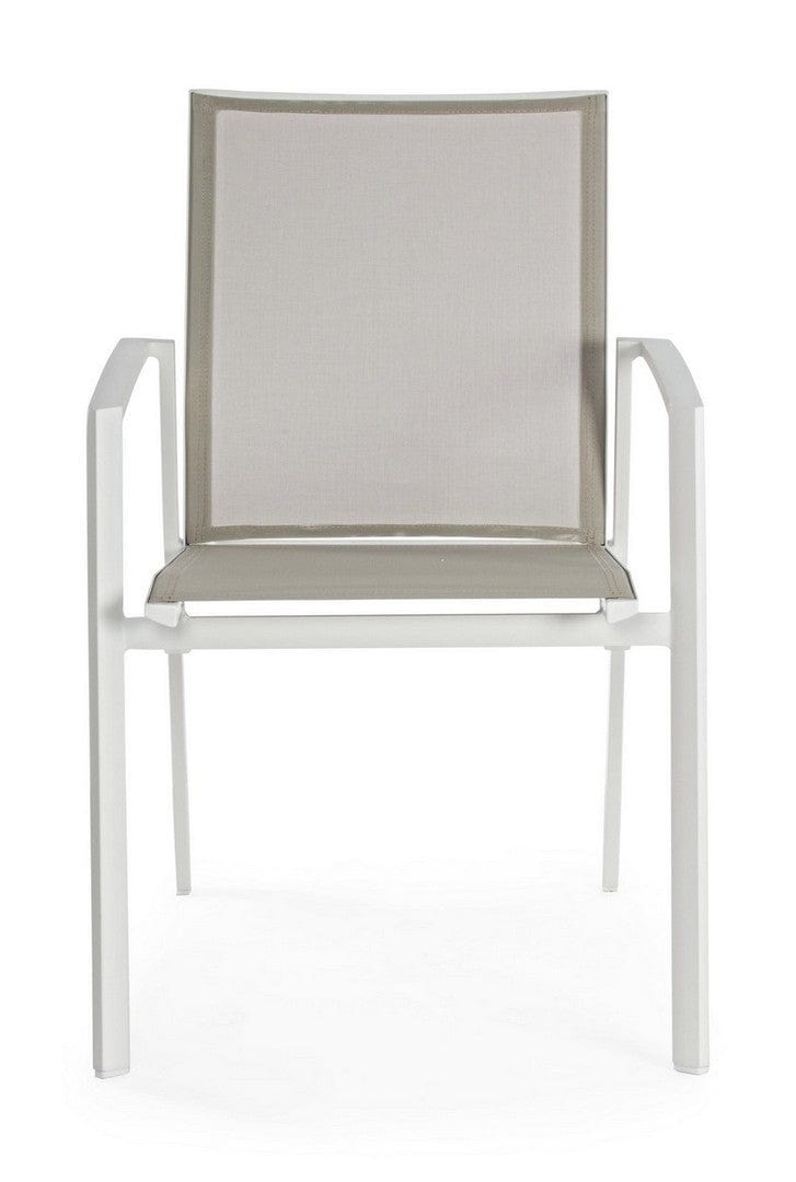 Bizzotto Sedia da giardino Cruise Bianco