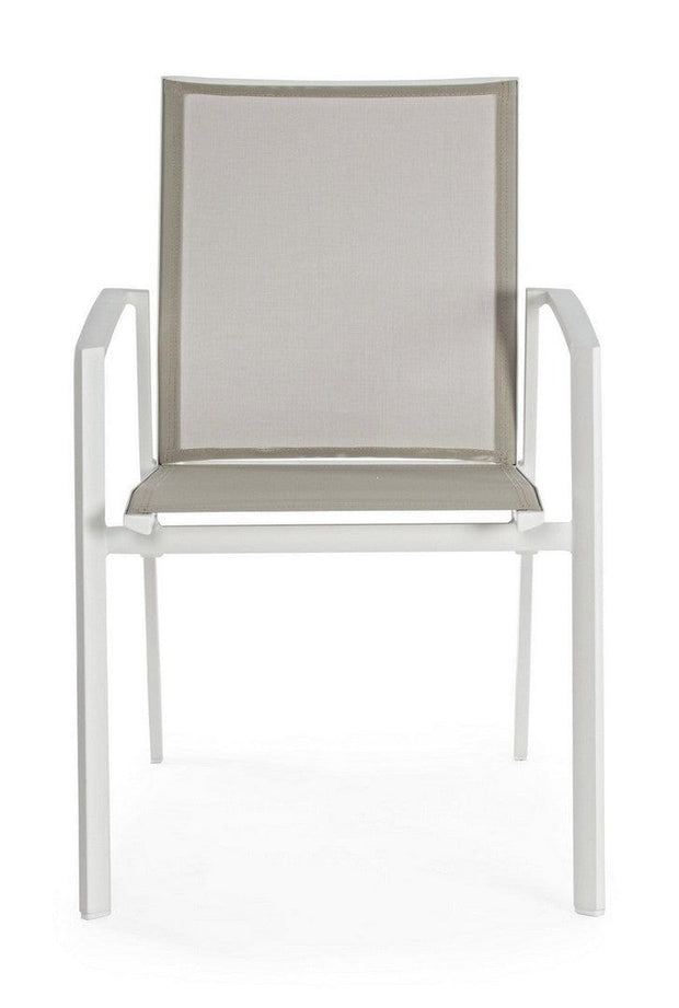 Bizzotto Sedia da giardino Cruise Bianco