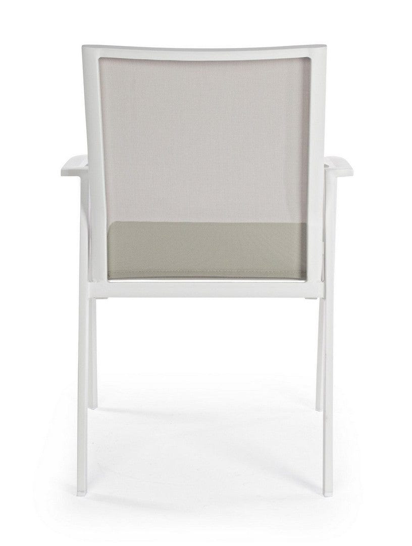 Bizzotto Sedia da giardino Cruise Bianco