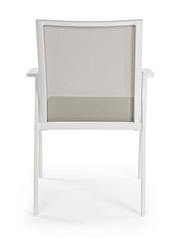 Bizzotto Sedia da giardino Cruise Bianco