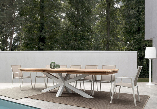 Bizzotto Sedia da giardino Cruise Bianco