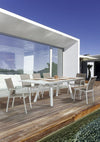Bizzotto Sedia da giardino Cruise Bianco