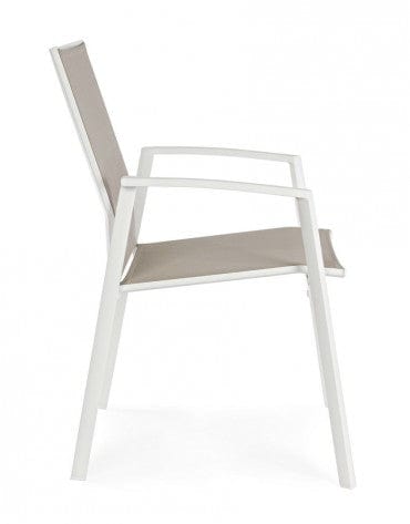 Bizzotto Sedia da giardino Cruise GK50 Bianco