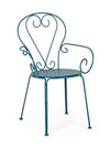 Bizzotto Sedia da giardino Etienne Blu