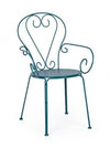 Bizzotto Sedia da giardino Etienne Blu
