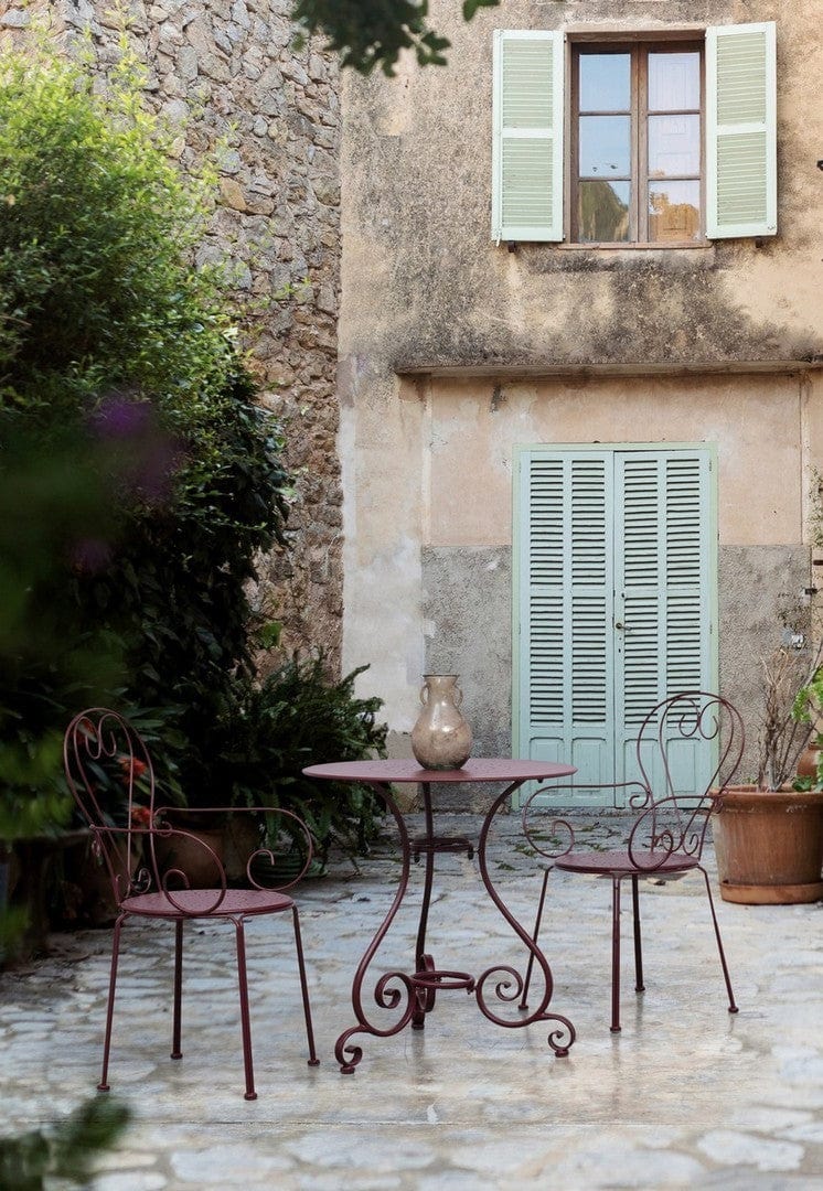 Bizzotto Sedia da giardino Etienne Borgogna