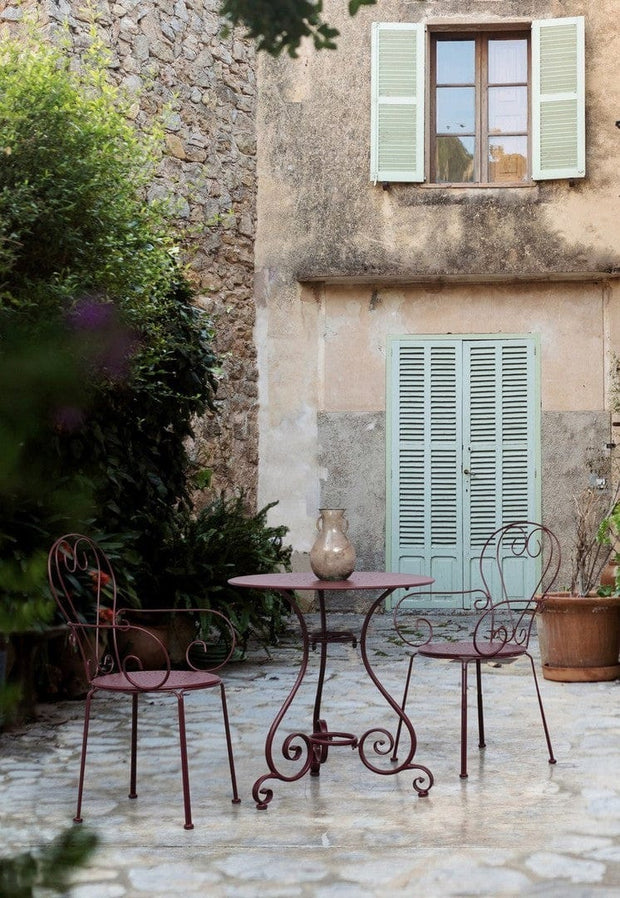 Bizzotto Sedia da giardino Etienne Borgogna