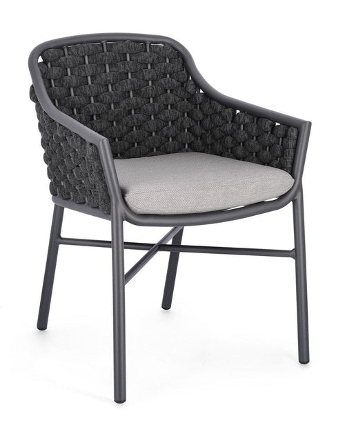 Bizzotto Sedia da giardino Everly QS22 Antracite