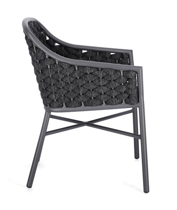 Bizzotto Sedia da giardino Everly QS22 Antracite
