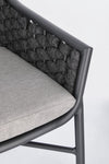 Bizzotto Sedia da giardino Everly QS22 Antracite