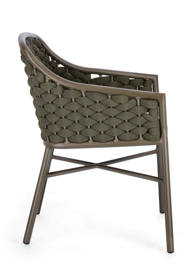 Bizzotto Sedia da giardino Everly QS24 Verde