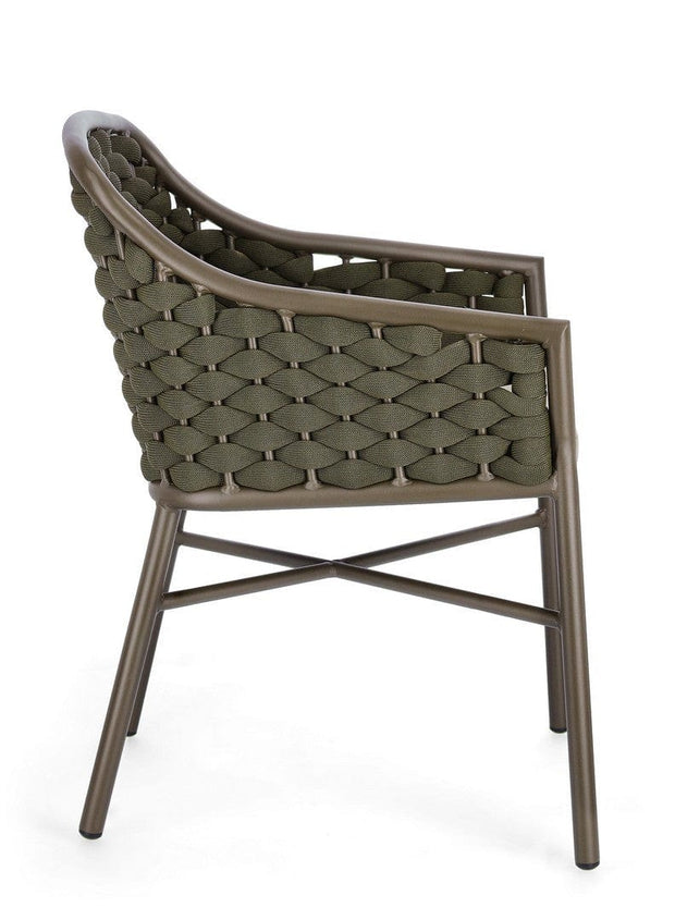 Bizzotto Sedia da giardino Everly QS24 Verde