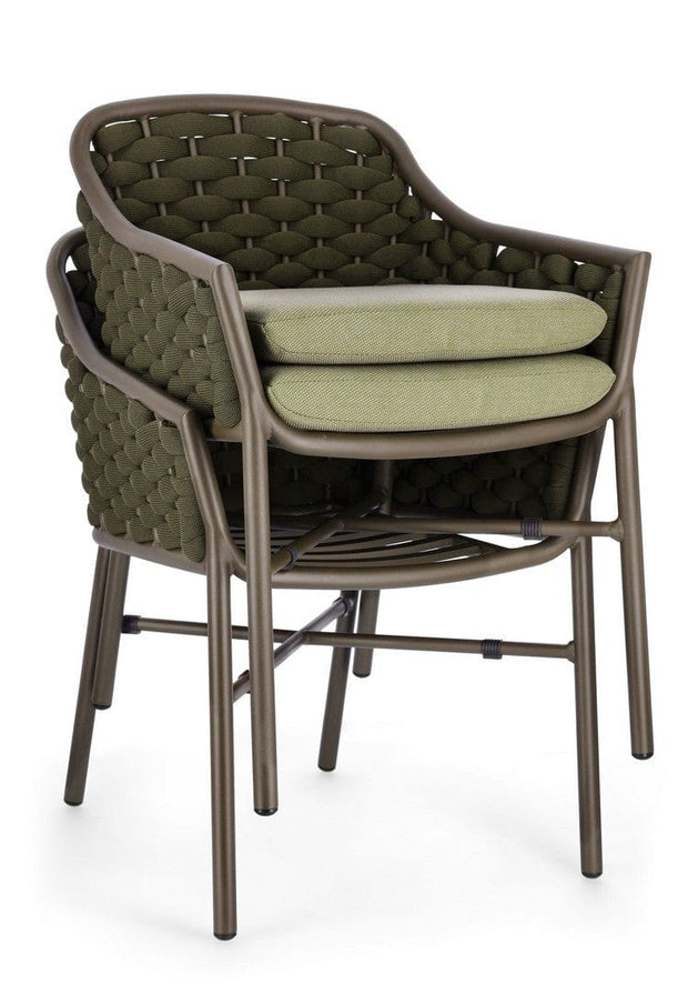Bizzotto Sedia da giardino Everly QS24 Verde