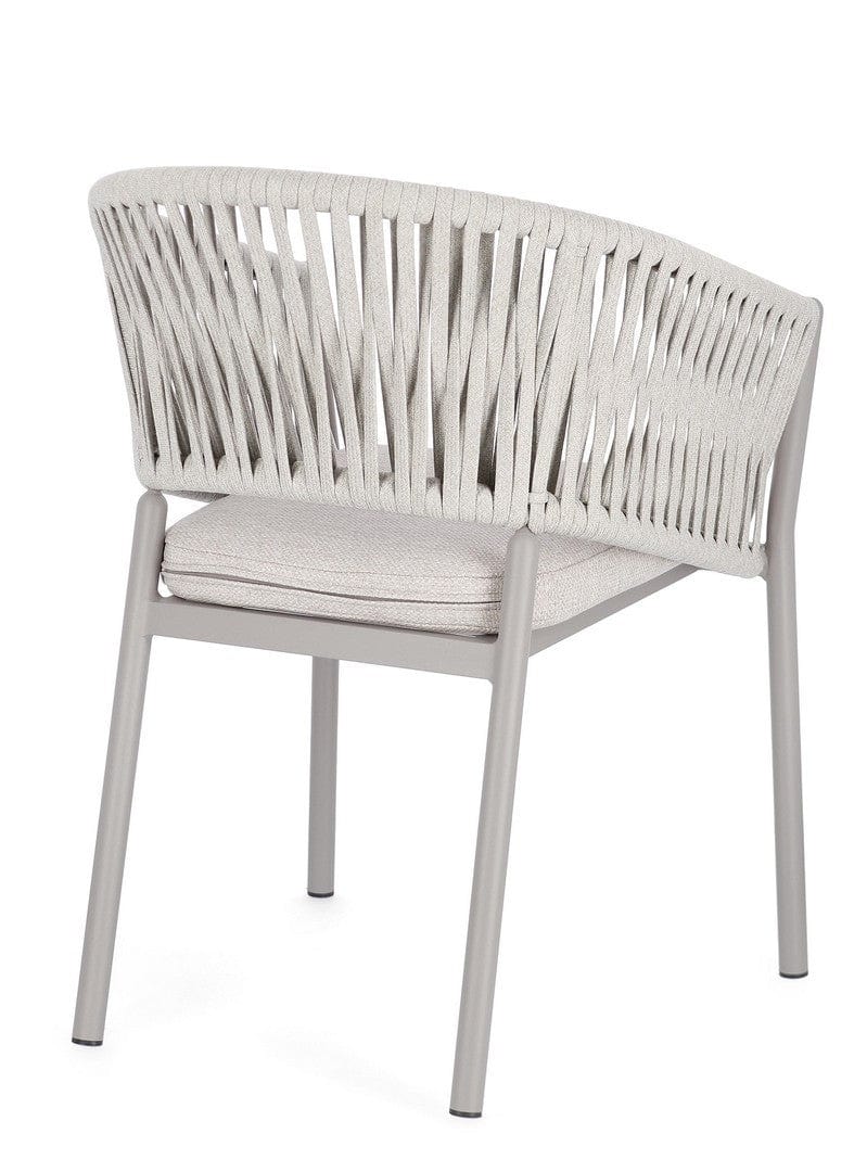 Bizzotto Sedia da giardino Florencia Crema